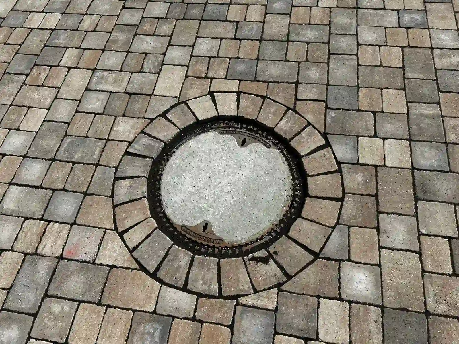 Zufahrt aus Betonpflaster